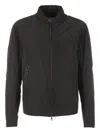 Moncler Quilted Diamond-pattern Jacket In Brown