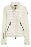 MONCLER QUILTED DOWN CARDIGAN