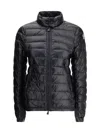 Moncler Quilted Down Coat In Black
