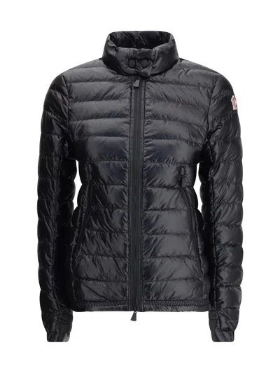 Moncler Quilted Down Coat In Black