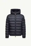 Moncler Quilted Down Down Jacket In Black