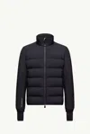 Moncler Quilted Down Down Jacket In Black
