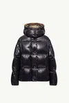 Moncler Quilted Down Down Jacket In Black