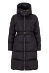 Moncler Quilted Down Down Jacket In Black