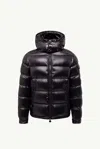 Moncler Quilted Down Down Jacket In Black