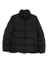 Moncler Quilted Down Jacket In Black