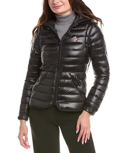 Moncler Quilted Down Jacket In Black