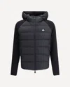 Moncler Quilted Down Jacket In Black