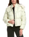 Moncler Quilted Down Jacket In Green