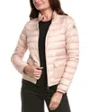 Moncler Quilted Down Jacket In Pink