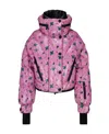 Moncler Quilted Down Jacket In Pink