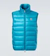 Moncler Rocoque Padded Bodywarmer In Blue