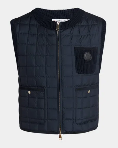 MONCLER QUILTED DOWN VEST