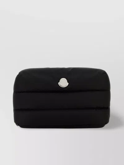 MONCLER QUILTED FABRIC CARADOC BEAUTY CASE