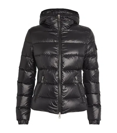 Moncler Long-sleeved Down Jacket In Black