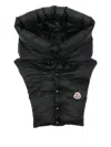 Moncler Quilted High-neck Hood In Black