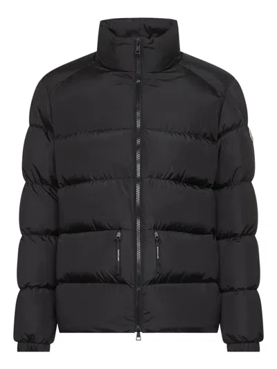 Moncler Tuileries Padded Jacket Drawstring Hem In Black