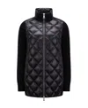 Moncler Diamond Quilted Down Jacket Puffer Jackets Black In Black