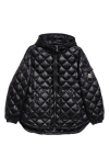Moncler Diamond Quilted Down Jacket Puffer Jackets Black In Black