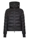 Moncler Down Ski Jacket Sleeve Pocket In Black