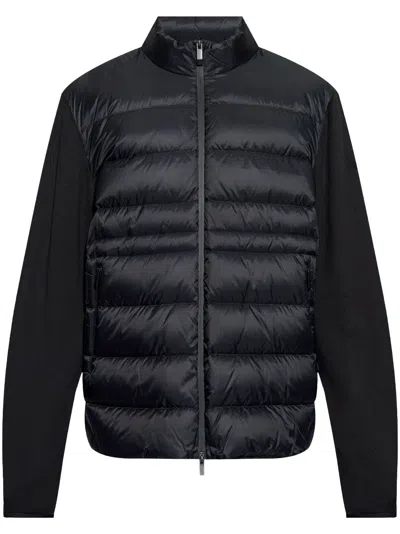 Moncler Quilted Jacket In Black