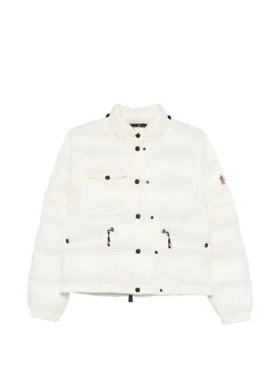 Moncler Quilted Jacket In White