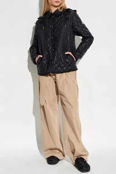 Moncler Quilted Jacket With Removable Hood
