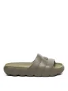 Moncler Quilted Lilo Slides In Green