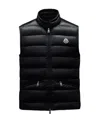 Moncler Gui Quilted Padded Gilet In Black