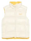 Moncler Lipsi Quilted Logo Vest In White