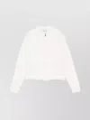 Moncler Quilted Long Sleeve Jacket Pockets In White