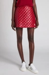 Moncler Diamond-quilted Mini A-line Skirt