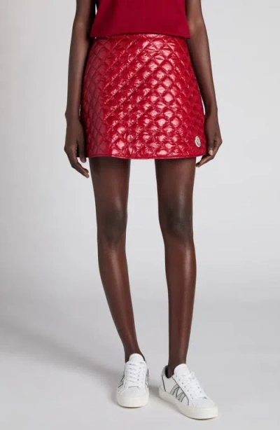 MONCLER MONCLER QUILTED MINISKIRT