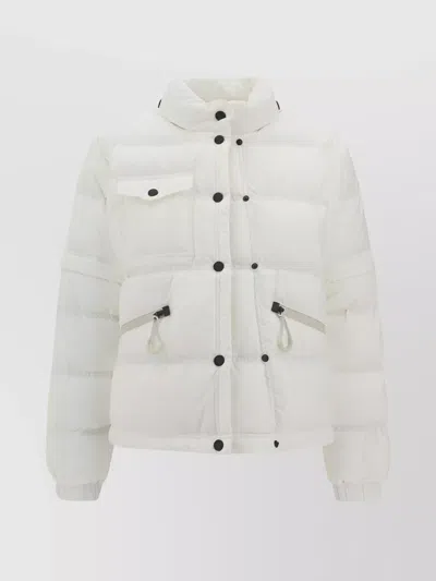 Moncler Quilted Mountain Hike Jacket In White
