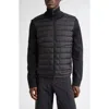 Moncler Padded Zip-up Cardigan In Black