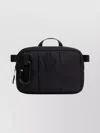 Moncler Quilted Nylon Shoulder Bag With Adjustable Strap In Black