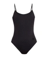 Moncler Maillot De Bain À Matelassage En Losanges In Black