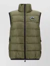 MONCLER QUILTED PADDED DOWN VEST WITH HIGH NECKLINE