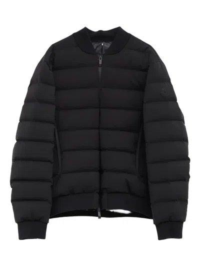 Moncler Quilted Padded Jacket In Black