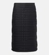 Moncler Press-stud Quilted Midi Skirt