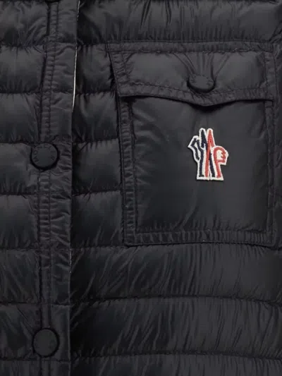 Moncler Quilted Padded Sporty-chic Gilet In Black