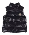 Moncler Quilted Puffer Vest In Black