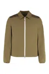 Moncler Green Regular Solid Shirt In Multi