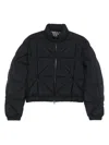 Moncler Quilted Shell Jacket In Black