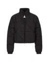 Moncler Quilted Shell Jacket In Black