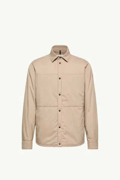 Moncler Quilted Shirt In Neutral