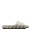 Moncler Lilo Quilted Eva Slides White In White