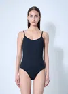 Moncler Women Quilted Swimsuit In Black