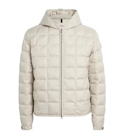 Moncler Quilted Tahir Down Jacket In Gray