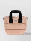 Moncler Quilted Top Handles Adjustable Strap Handbag